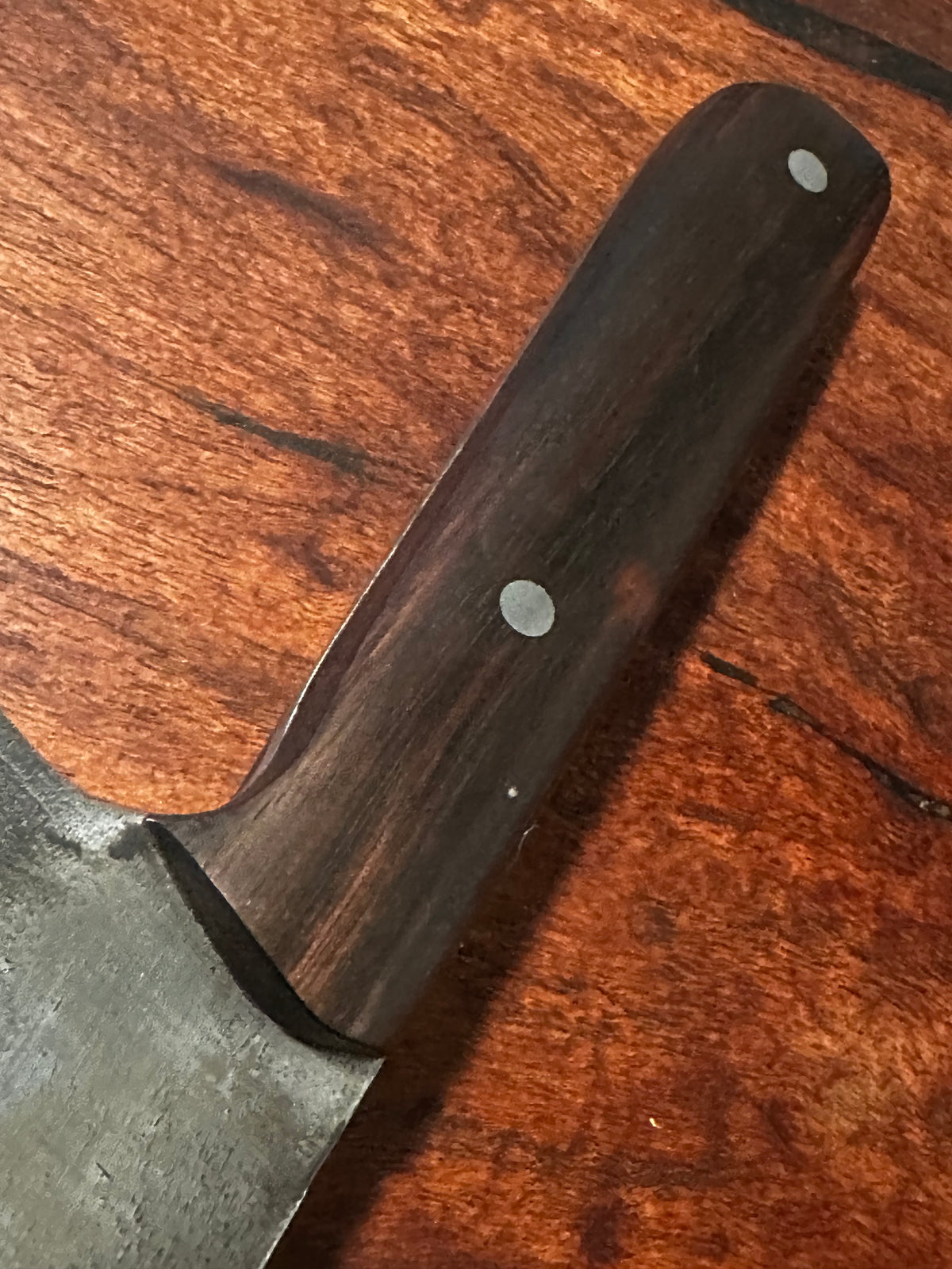 Hand Forged Meat Cleaver Knife | Rustic Chinese Chef Knife | 5Cr15MoV Stainless Steel Butcher Knife | Heavy Kitchen Chopper