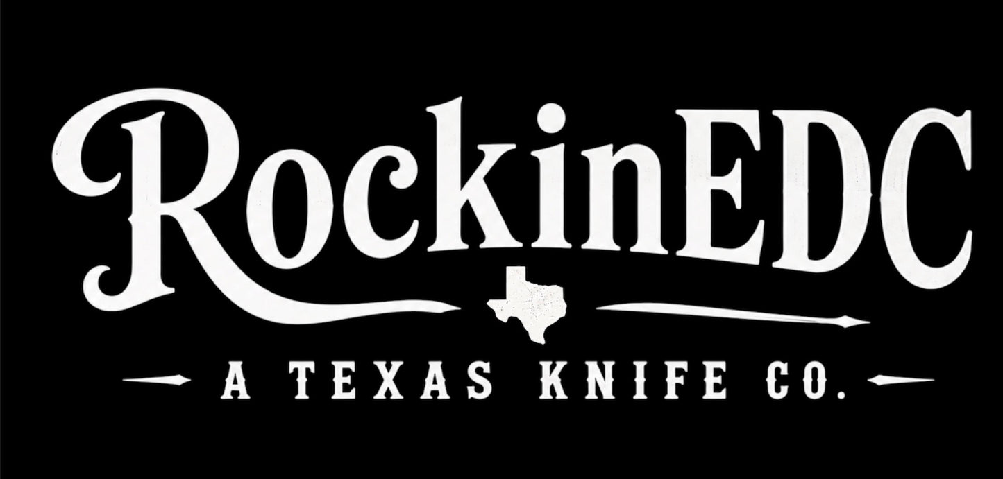 RockinEDC Texas Knife Co. Sticker | San Antonio Texas Knifemaker Vinyl Decal