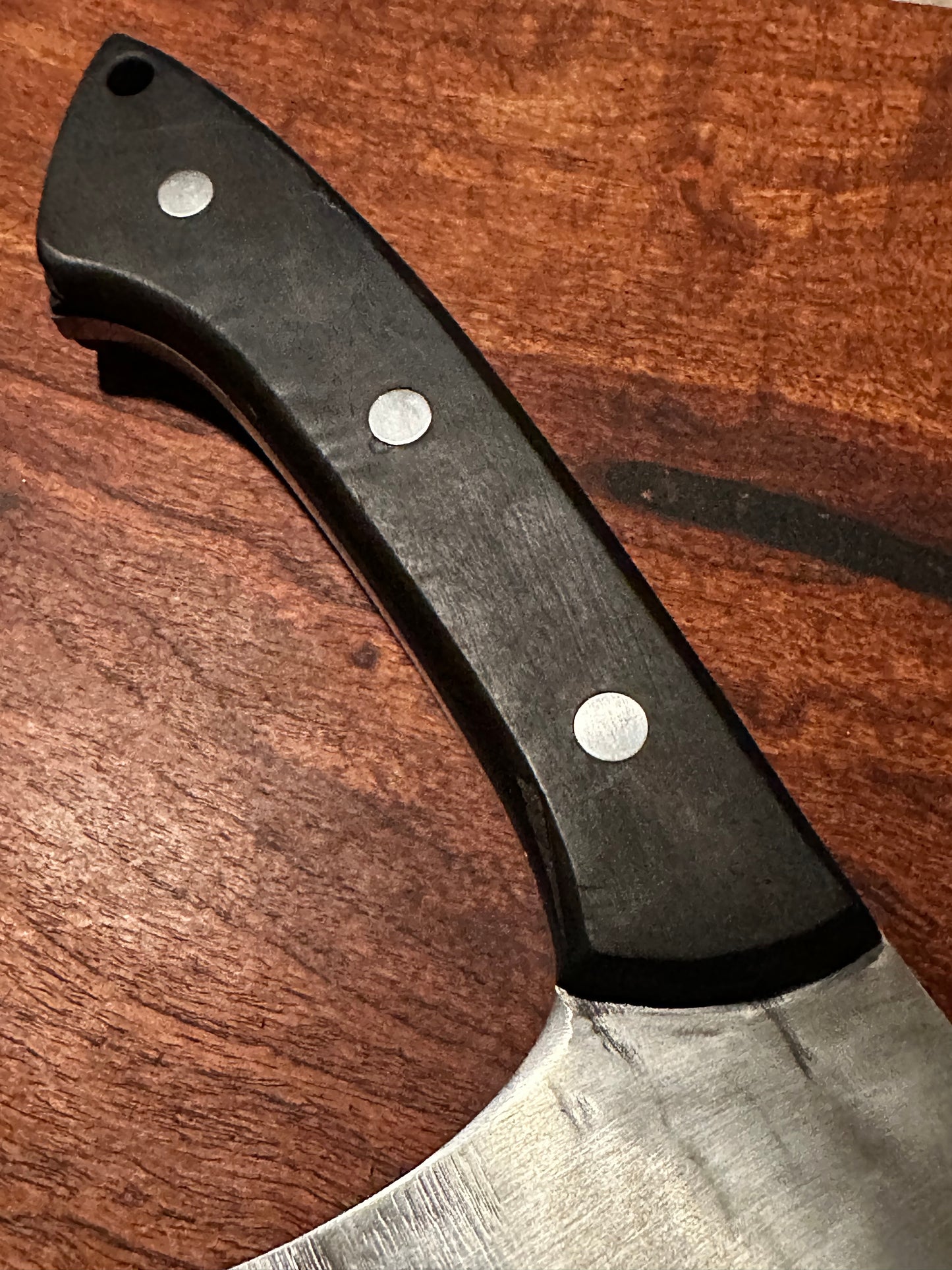 Hand Forged Bone Chopper Cleaver – 8CrMoV13 Stainless Steel, Wooden Handle