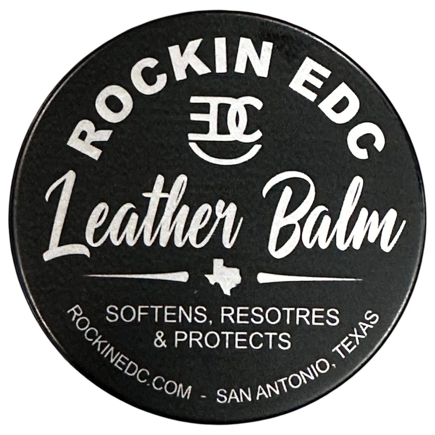 RockinEDC Leather Balm – 2 oz Premium Leather Conditioner & Protectant Handcrafted in Texas by RockinEDC.com