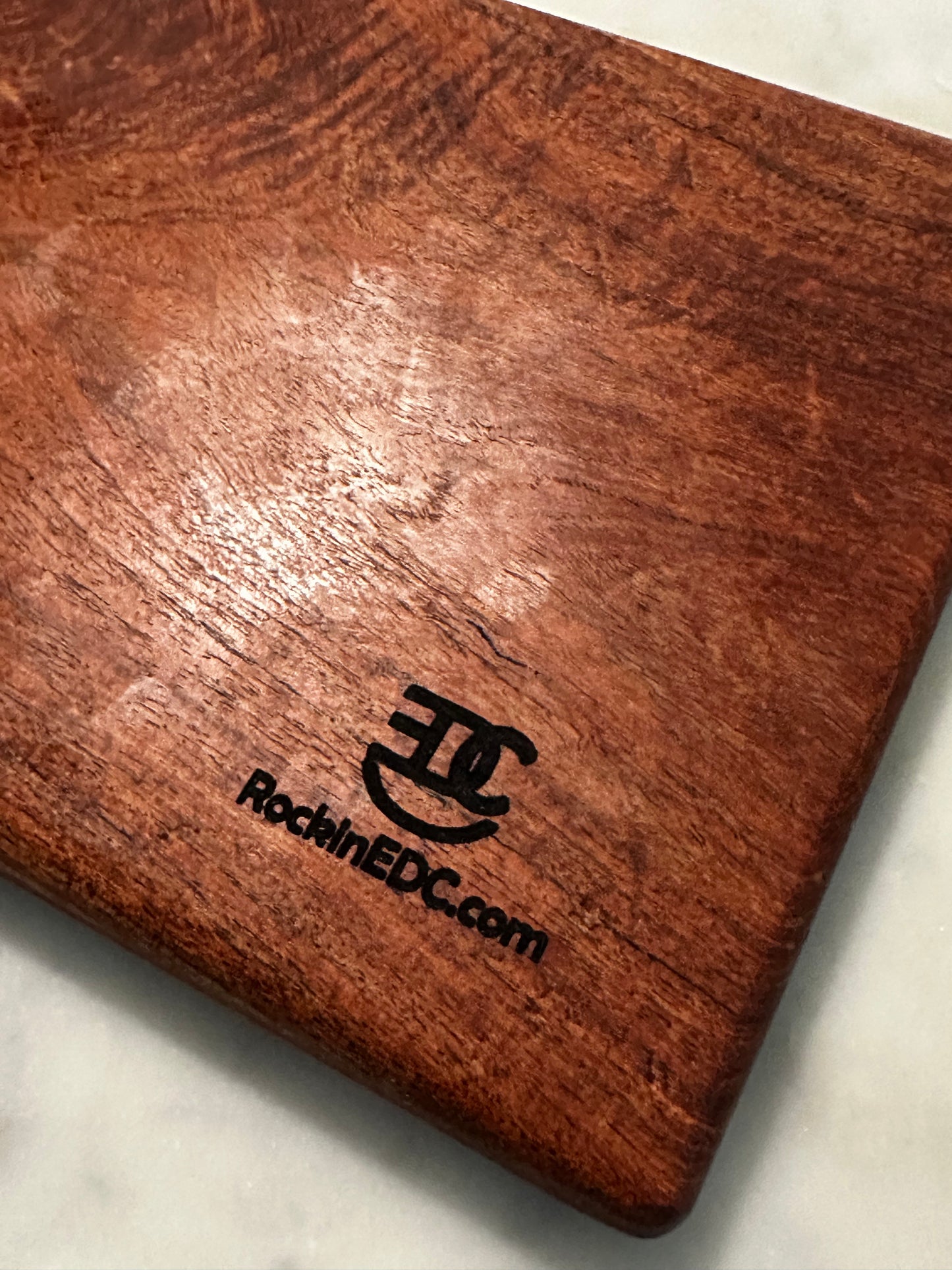 RockinEDC 10” x 7” x 0.6” Solid Mesquite Solid Cutting Board