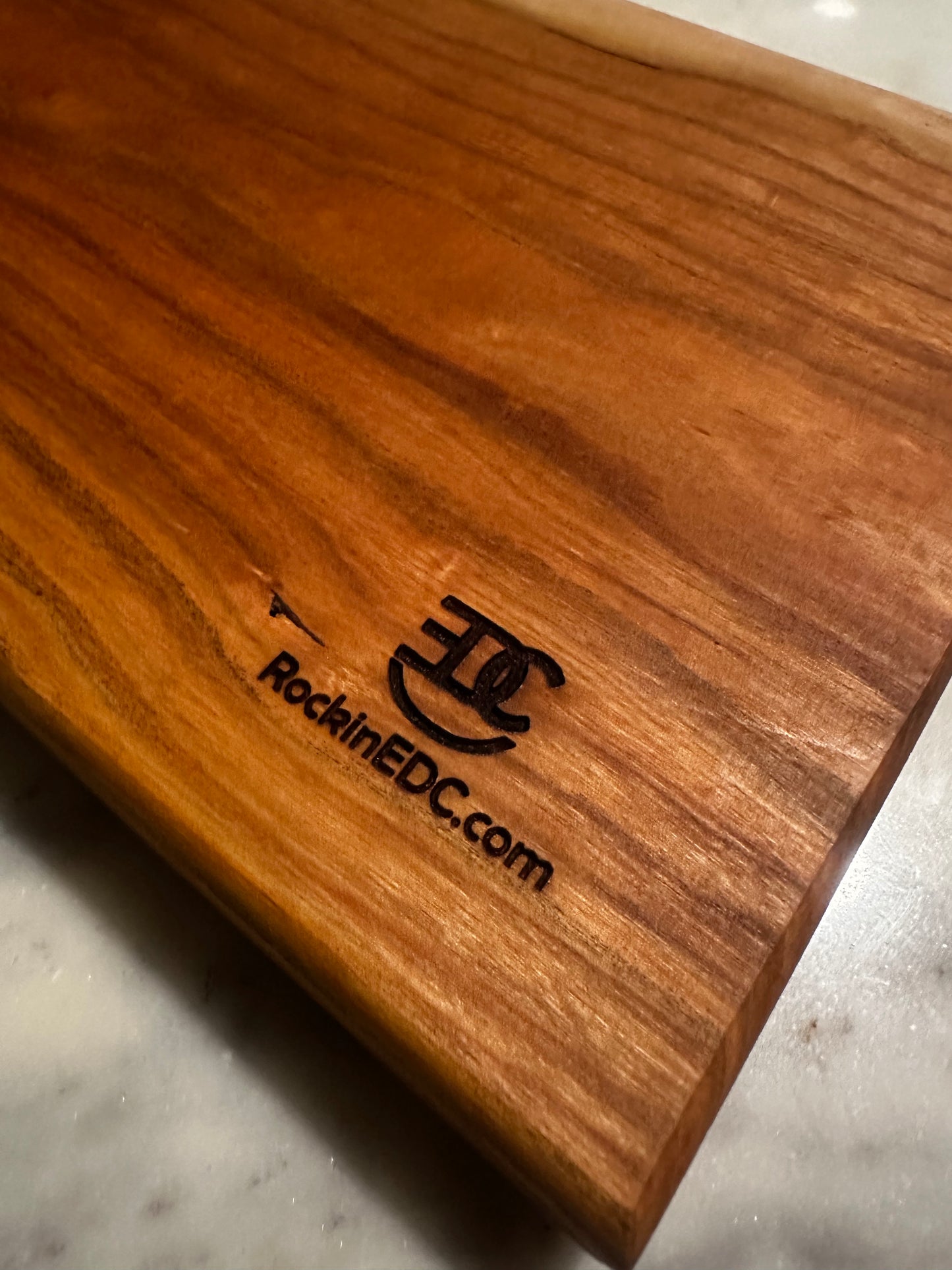 Mexican Eagle Cherry Cutting Board 8X12X1 Handmade Hardwood Serving Board Rustic Kitchen Décor