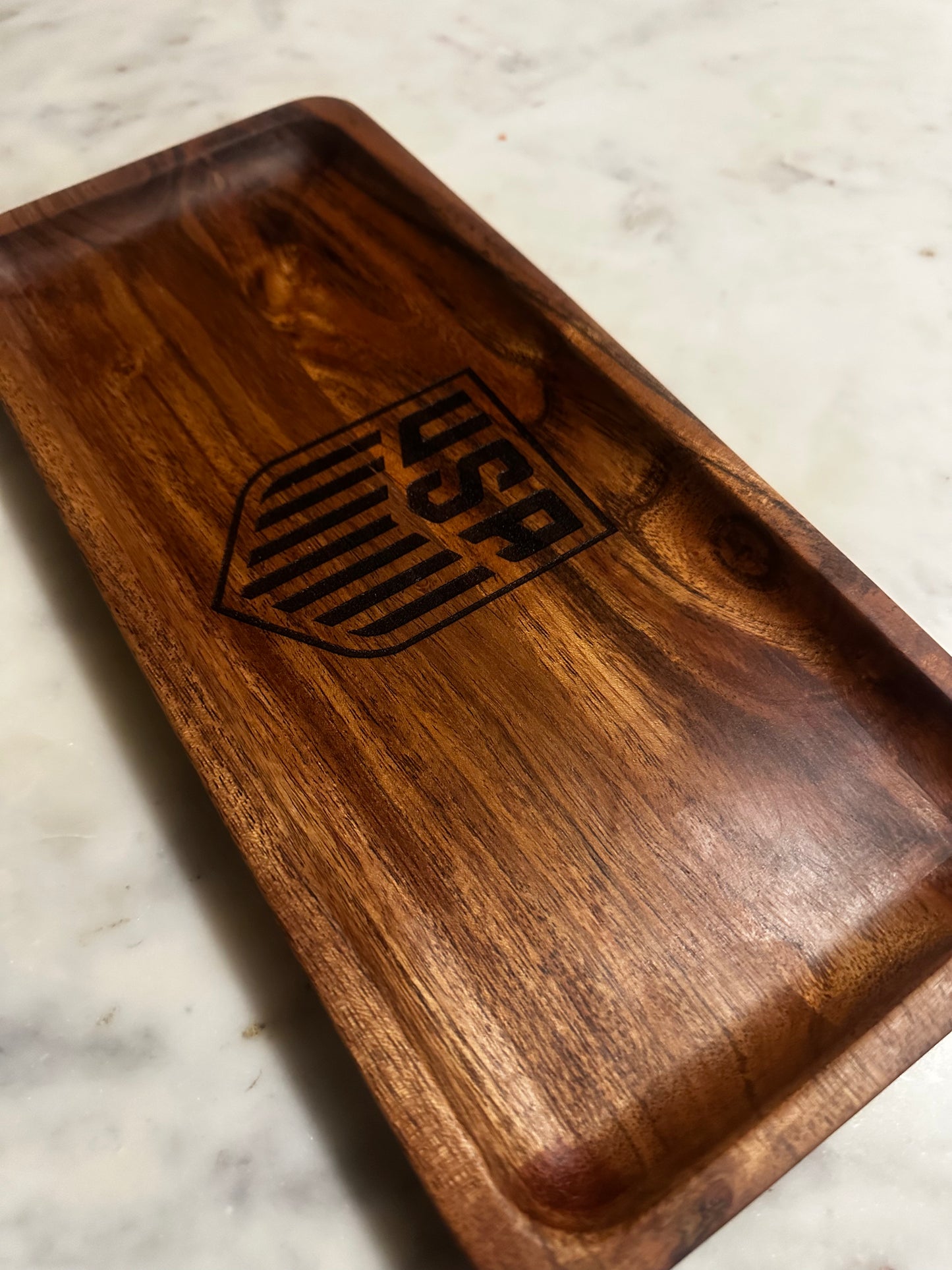 United States USA USMNT World Cup 2026 13X6X1 Wood Tray Handmade Engraved Serving Tray