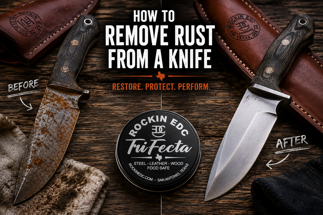 How to Remove Rust from a Knife (Without Damaging the Blade)