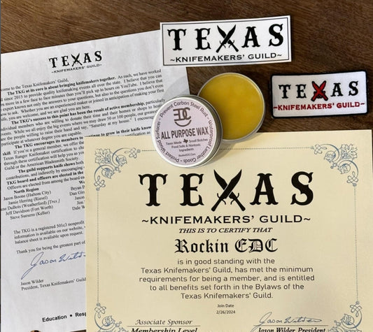 Proud to Be a Member of the Texas Knifemakers' Guild