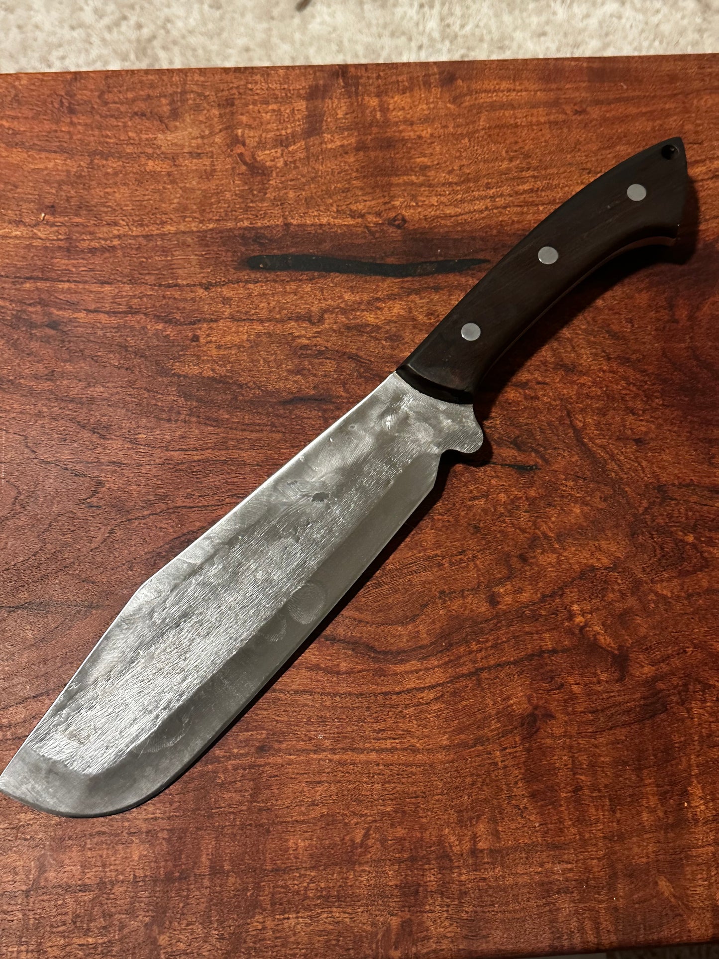 Hand Forged Outdoor Chopping Knife – Heavy Duty Camping & Bushcraft Tool