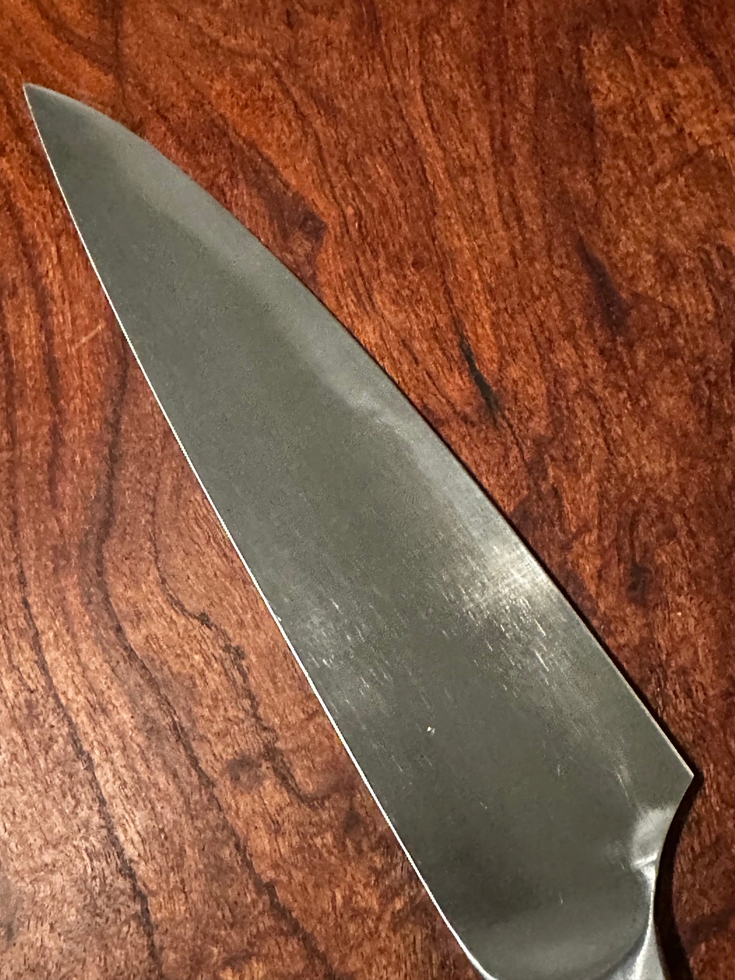 Henckels Chef Knife Custom Red Maple Burl Resin Handle by RockinEDC