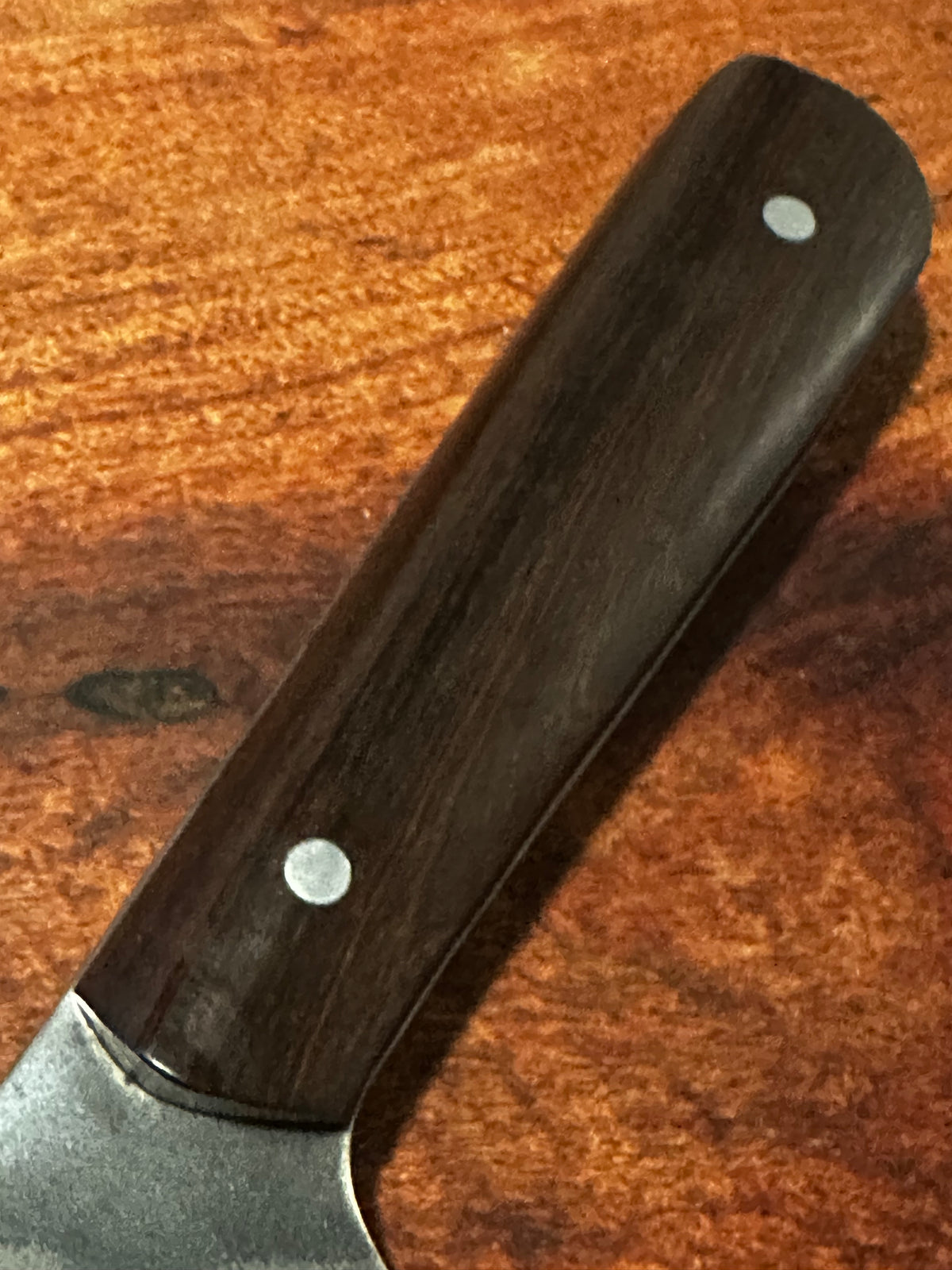 Forged Meat Cleaver Knife | 5Cr15 Stainless Steel | Dark Suriname Ironwood handmade Wooden Handle