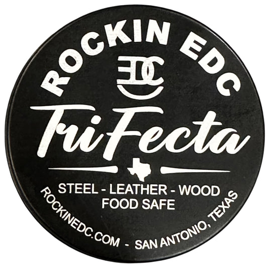 RockinEDC Trifecta Wax – 4 oz  Handcrafted Multi-Purpose Conditioner & Protectant Made in Texas by RockinEDC.com