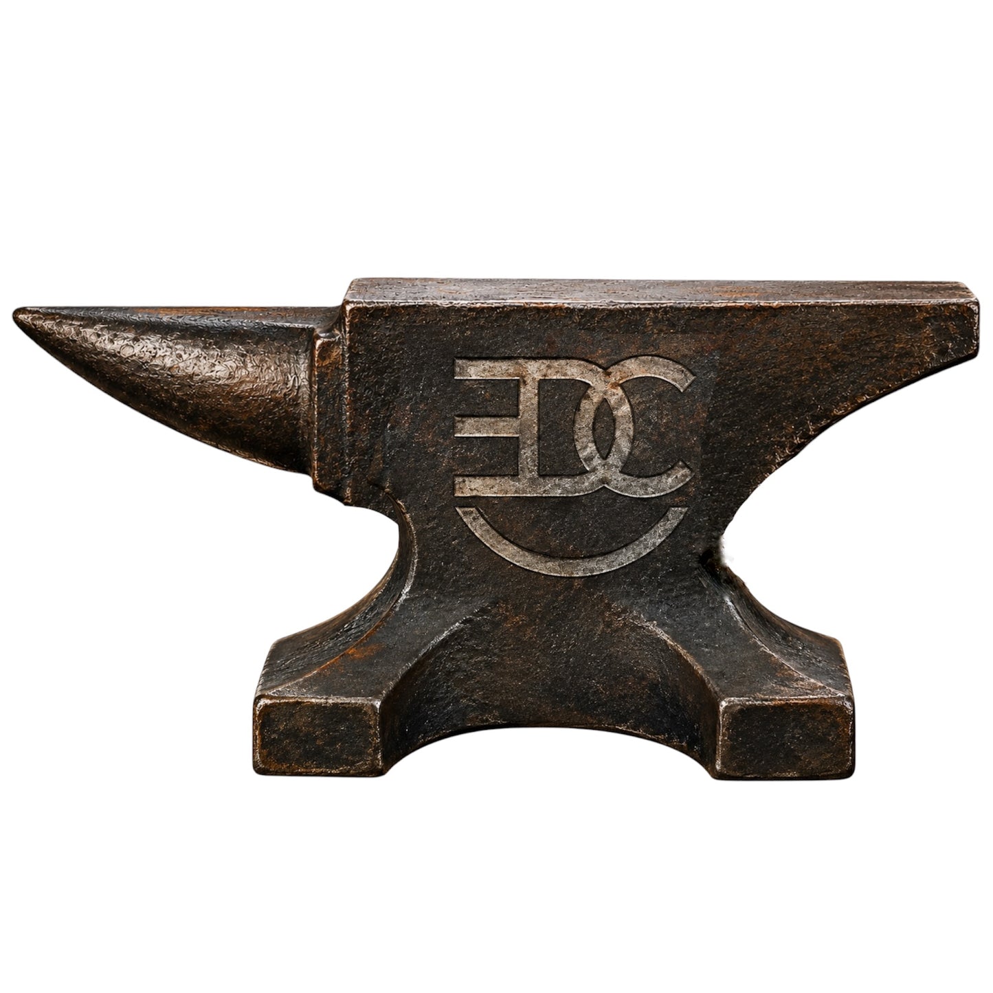 RockinEDC Anvil Logo Sticker | San Antonio Texas Bladesmith Vinyl Decal