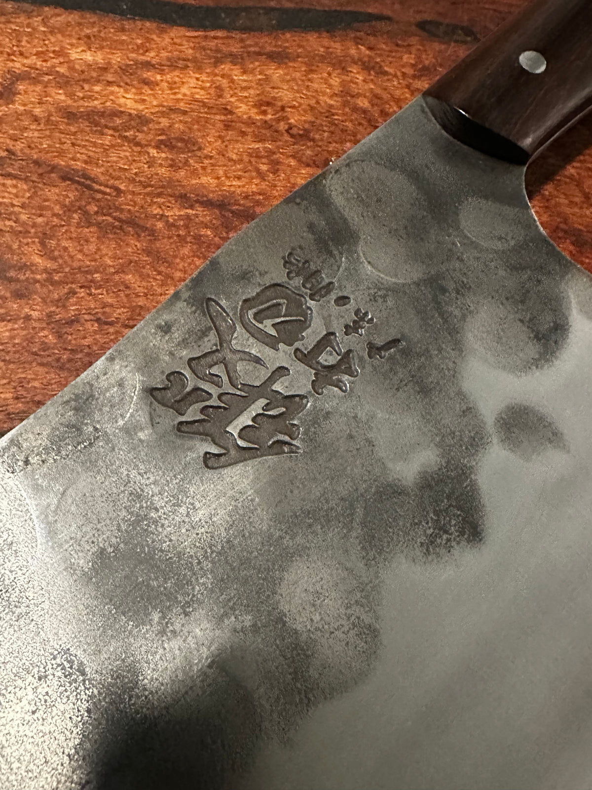 Forged Meat Cleaver Knife | 5Cr15 Stainless Steel | Dark Suriname Ironwood handmade Wooden Handle