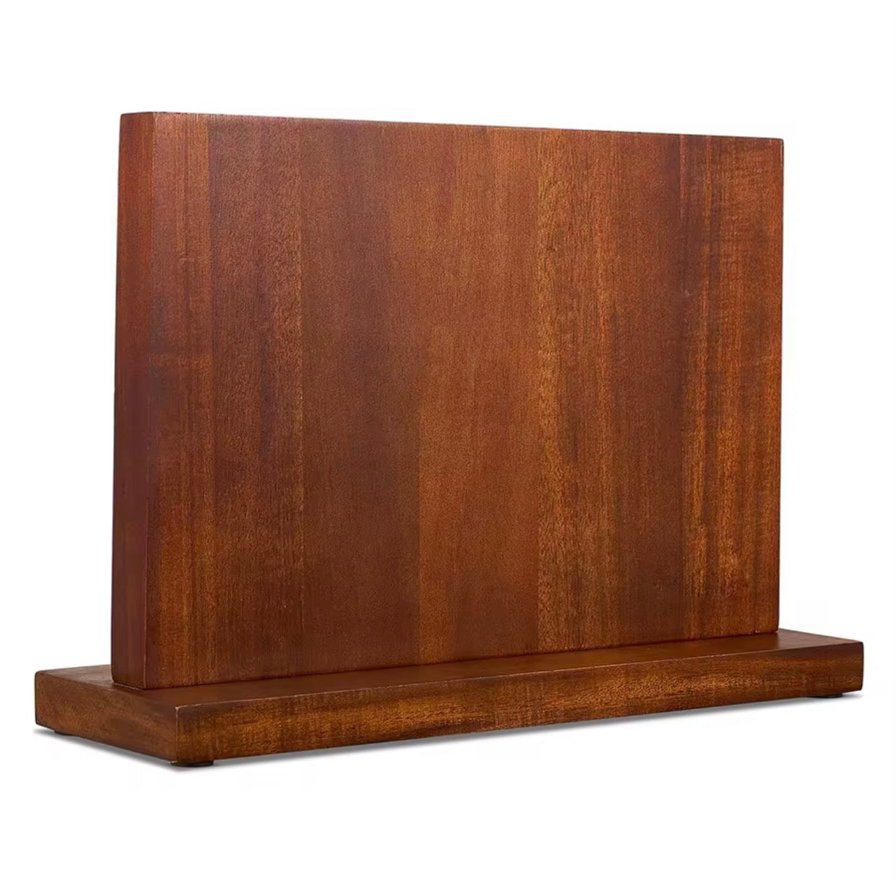 Magnetic Knife Holder Stand – Acacia Wood Knife Block (12”) – Countertop Knife Storage – RockinED