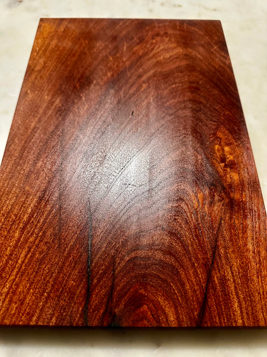 Solid Mesquite Cutting Board with Black Epoxy Inlay 12.25” x 8” x 0.75” RockinEDC Handmade in Texas