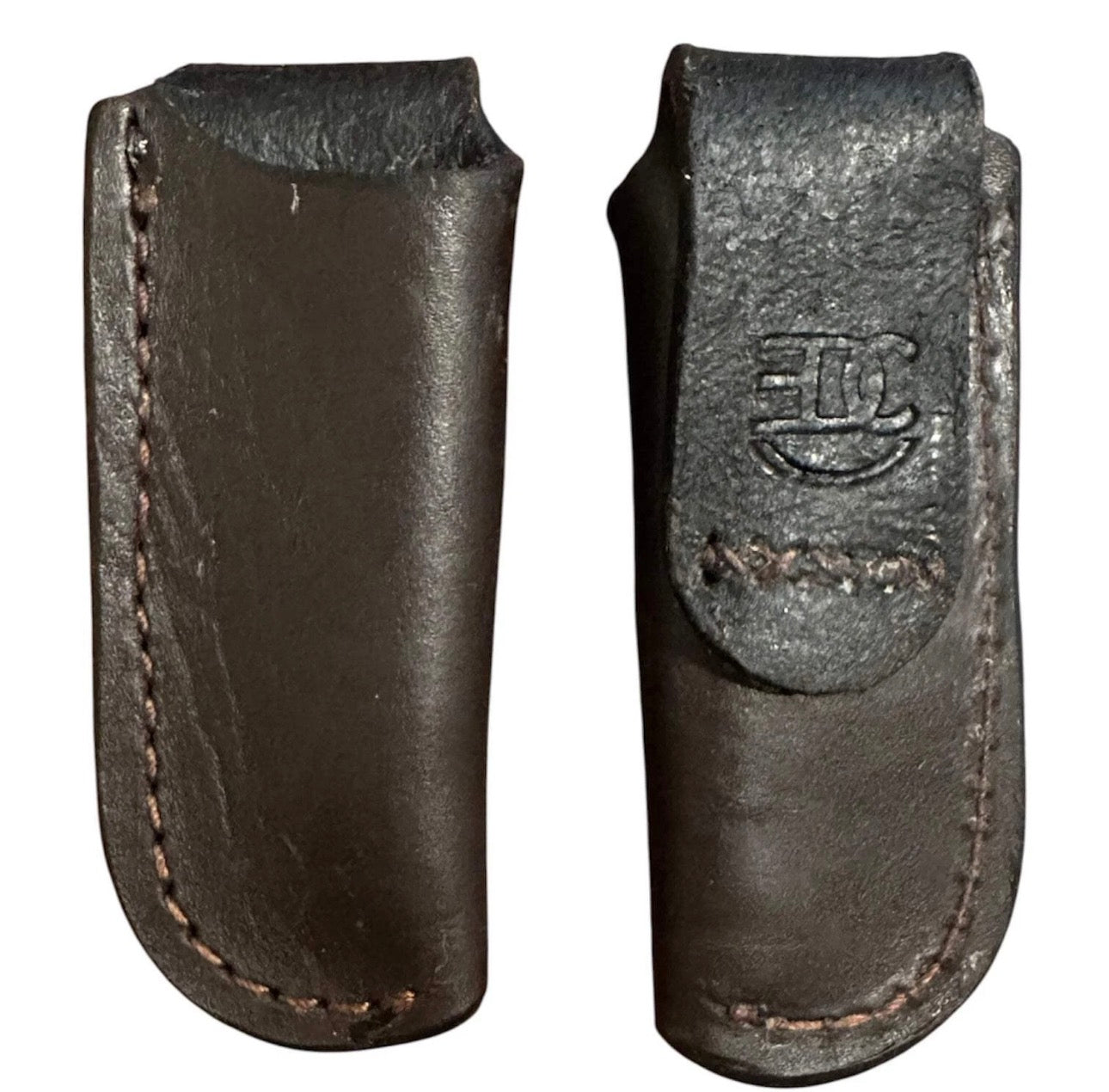 Handmade Genuine Leather Sheath for Boker Case, Trapper, or Stockman 4.2 Wax Finish