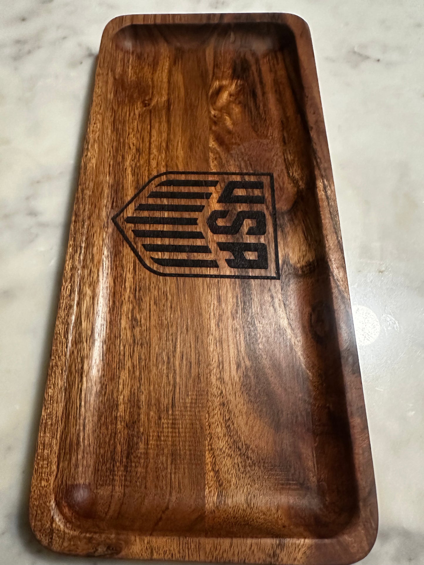 United States USA USMNT World Cup 2026 13X6X1 Wood Tray Handmade Engraved Serving Tray