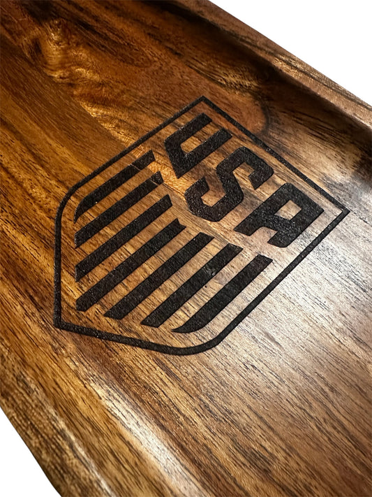 United States USA USMNT World Cup 2026 13X6X1 Wood Tray Handmade Engraved Serving Tray