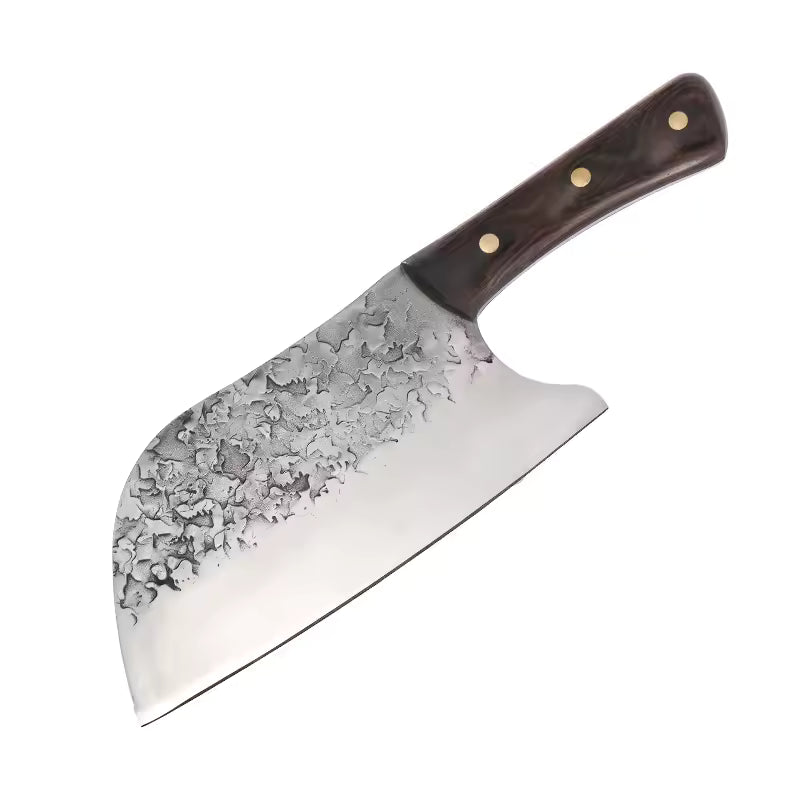 Heavy Duty Cleaver 5Cr15MoV Knife Hand Forged Style Kitchen Knives