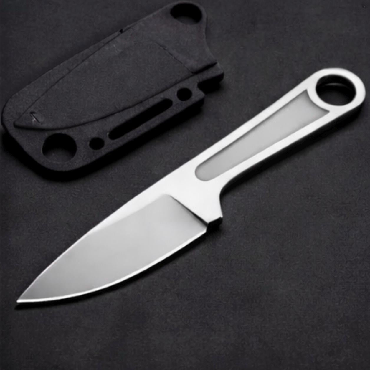 Fixed Blade EDC Knife with Sheath | Compact Neck Knife for Camping, Bushcraft, Survival & Outdoor Carry