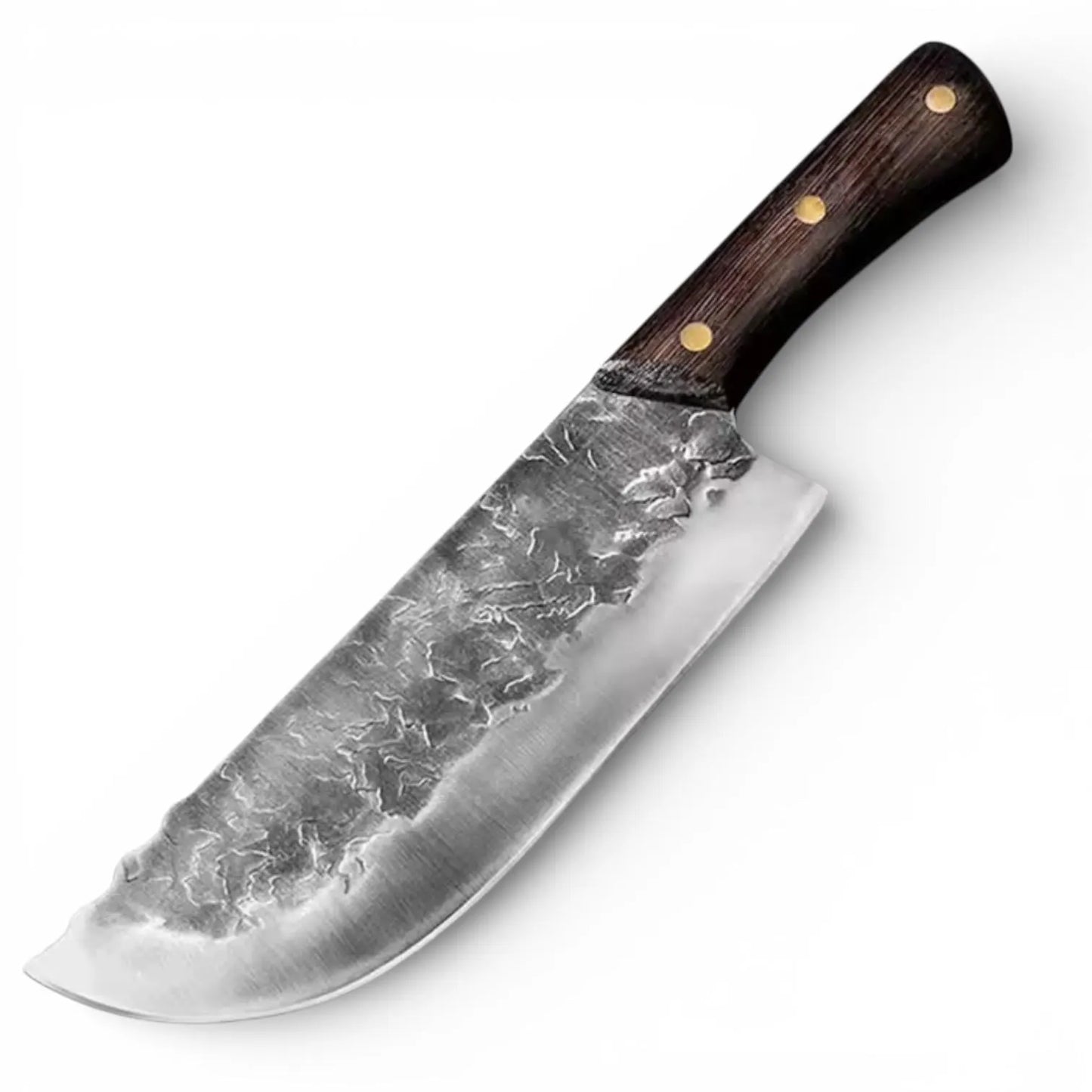 2-Piece 5Cr15MoV Knife Set | Meat Cleaver & 8” Butcher Knife | Hand Forged Style Kitchen Knives