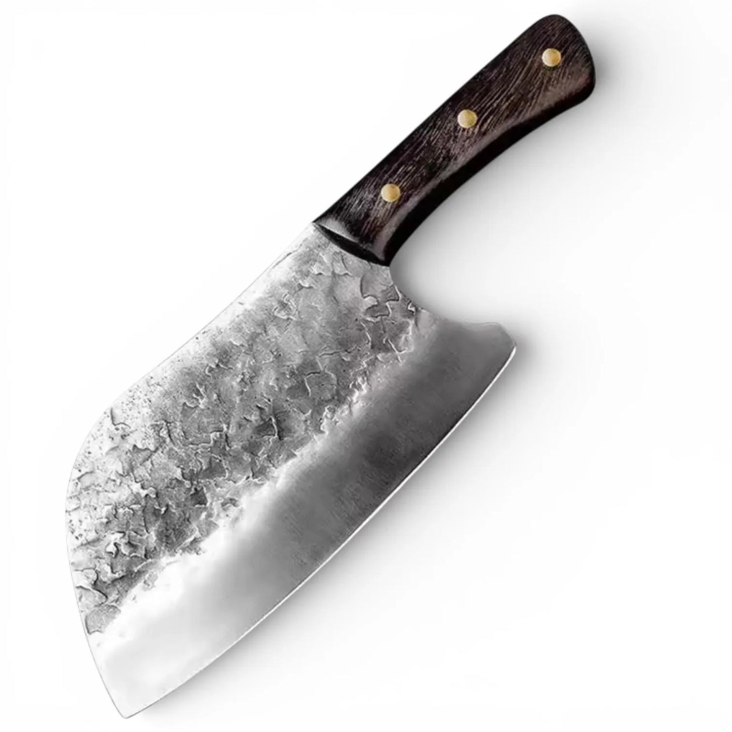 2-Piece 5Cr15MoV Knife Set | Meat Cleaver & 8” Butcher Knife | Hand Forged Style Kitchen Knives