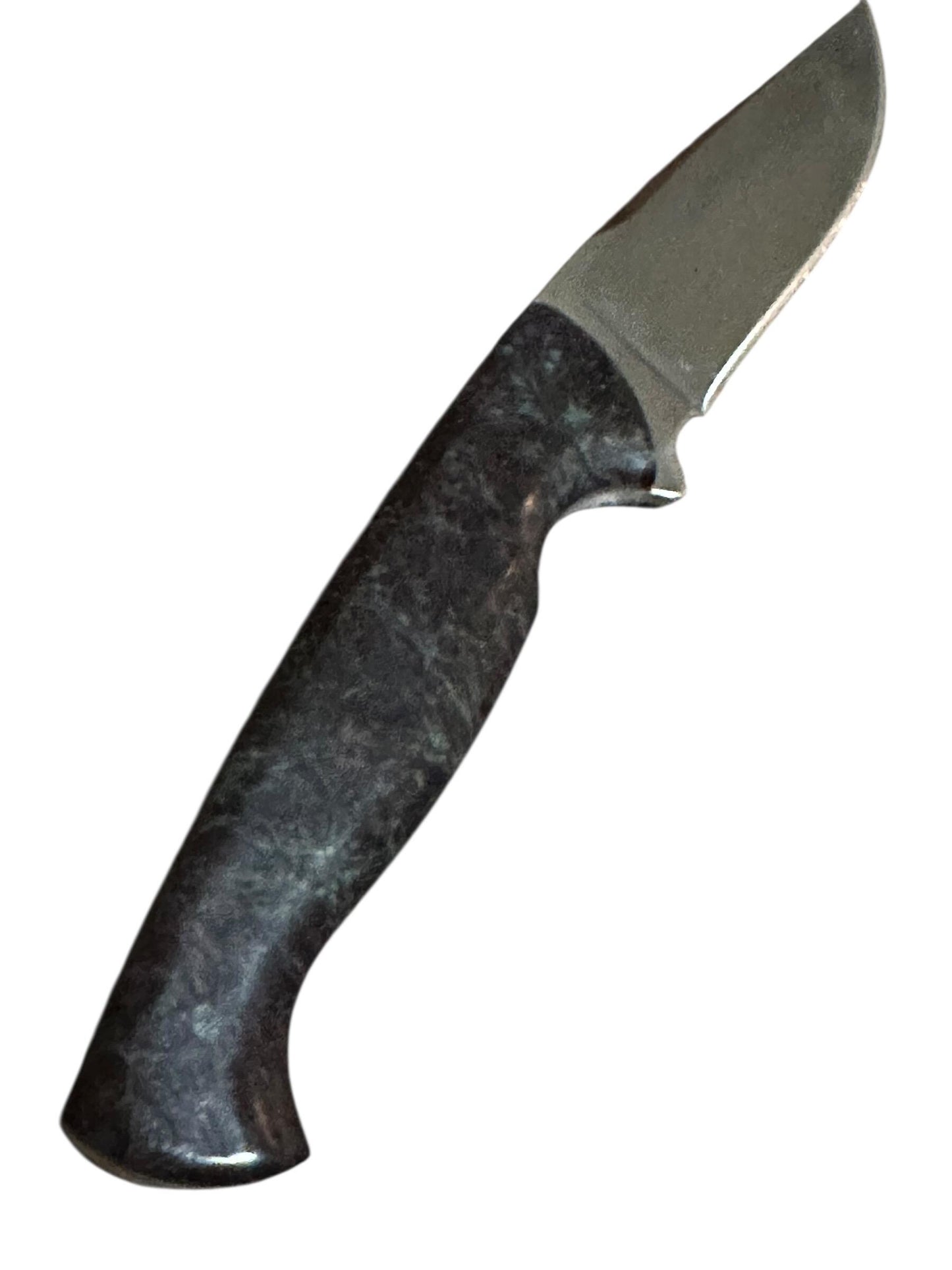 80CrV2 Compact Field Knife Huse Knives Stabilized Maple Forged in Fire Champion Sharp Blade Texas Made