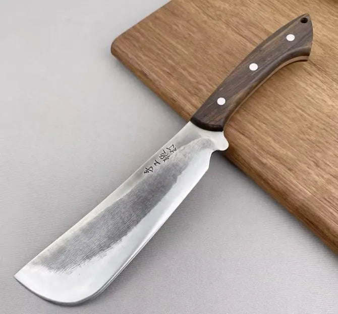 Forged Butcher Cleaver & Bone Chopper Set | 8CrMoV13 Heavy Kitchen Knives