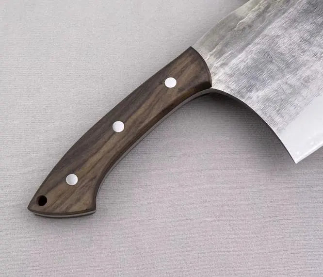 Forged Butcher Cleaver & Bone Chopper Set | 8CrMoV13 Heavy Kitchen Knives