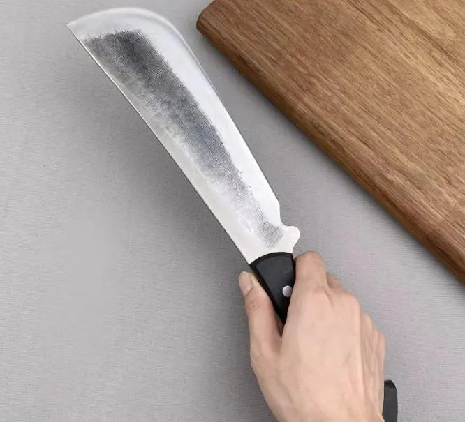 Forged Butcher Cleaver & Bone Chopper Set | 8CrMoV13 Heavy Kitchen Knives